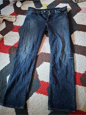 Men's Levi’s Dark Blue Straight-Leg Jeans